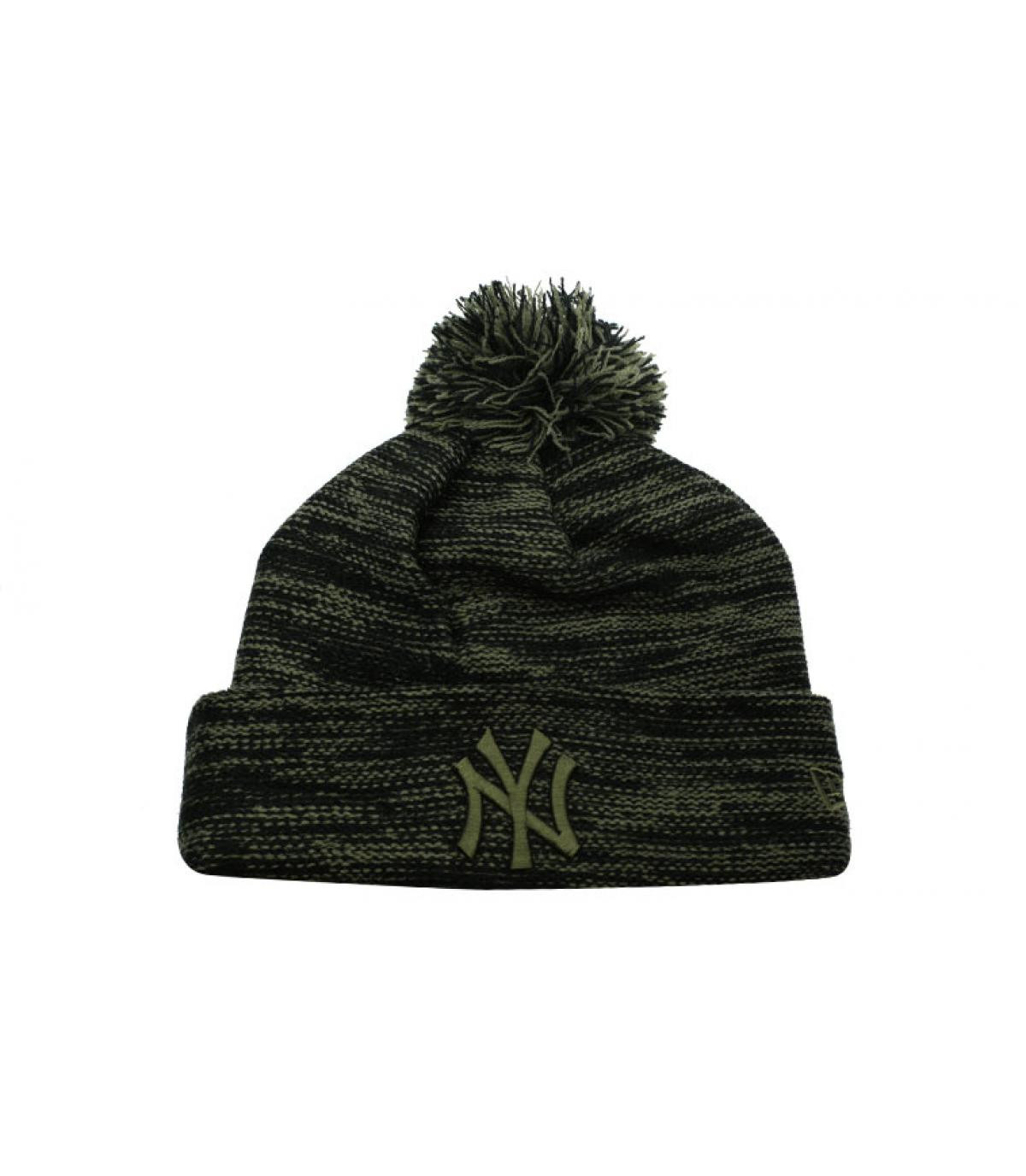 Mütze NY Marl Knit black Olive New Era